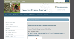 Desktop Screenshot of lincolnpl.org