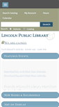 Mobile Screenshot of lincolnpl.org